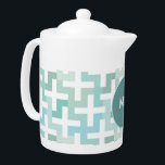 Seafoam Green Geometric<br><div class="desc">Stylish and trendy modern geometric pattern. Shown here in shades of seafoam green for that totally Chic look</div>