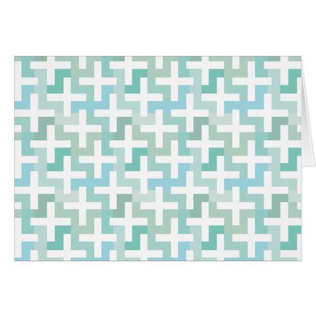Seafoam Green Geometric (Front Horizontal)