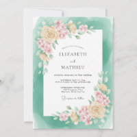 Seafoam Green Lustrous Spring Wedding