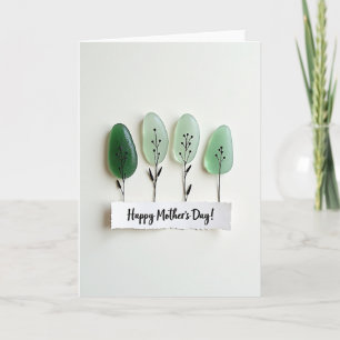 Seafoam Green Mothers Day Card