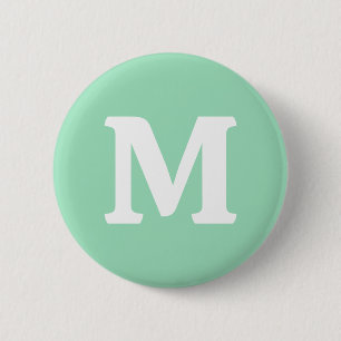 Seafoam Green Solid Color 6 Cm Round Badge