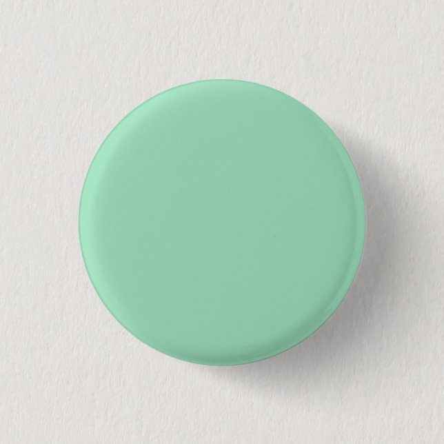 Seafoam Green Solid Colour 3 Cm Round Badge (Front)