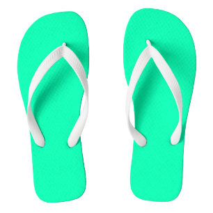 Seafoam Green Solid Colour Classic Elegant Jandals