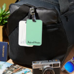 Seafoam Green Solid Colour Luggage Tag<br><div class="desc">Seafoam Green Solid Colour Modern Colour.</div>