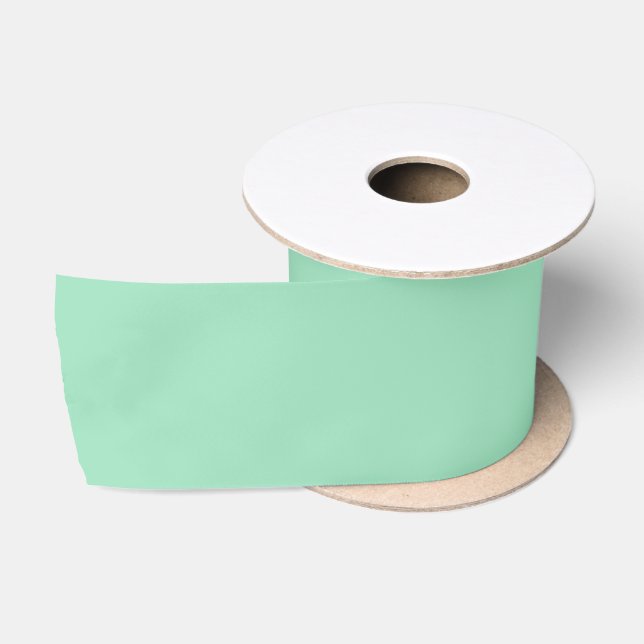 Seafoam Green Solid Colour Satin Ribbon (Spool)