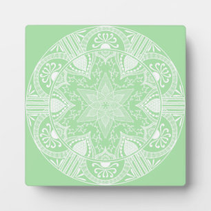 Seafoam Mandala Plaque