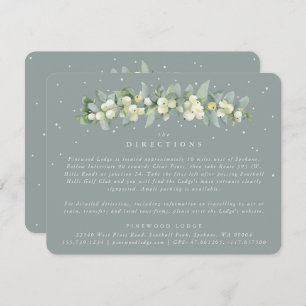 Seafoam Snowberry+Eucalyptus Garland Directions Enclosure Card