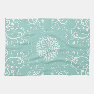 Seafoam Swirl Tea Towel