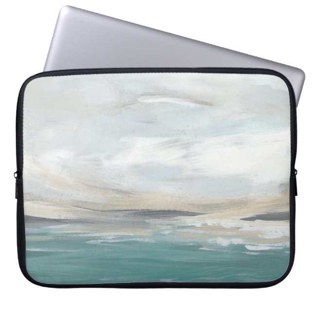 Seafoam Vista Laptop Sleeve (Front)