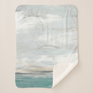 Seafoam Vista Sherpa Blanket