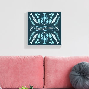 Seafood Art Decor Prints