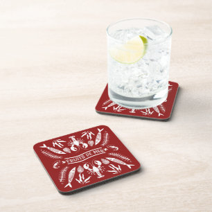 Seafood Art Decor Prints Coaster