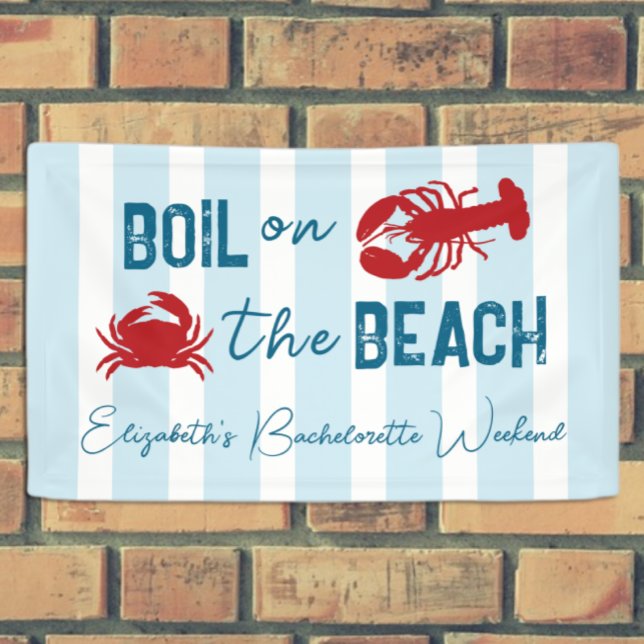 Seafood Boil Bachelorette Party Banner (Creator Uploaded)