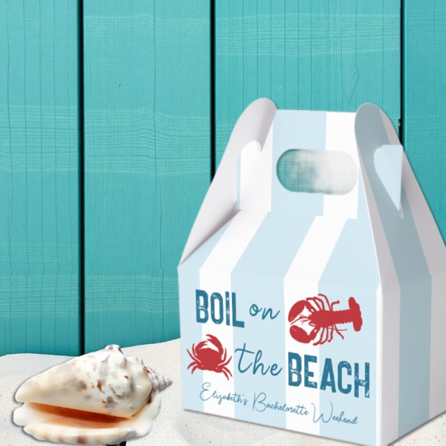 Seafood Boil Bachelorette Party Favour Box (Creator Uploaded)