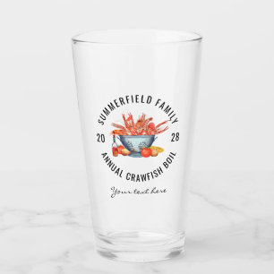 Seafood Boil Custom Matching Family Crawfish Party Glass