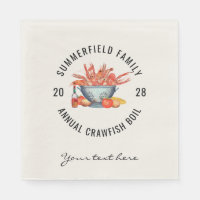 Seafood Boil Custom Matching Family Crawfish Party