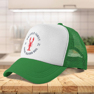 Seafood Boil Custom Matching Family Crawfish Trucker Hat