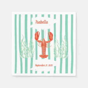 Seafood Boil Party - Custom Lobster Brunch Napkin