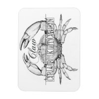 Seafood Crab Lovers magnet