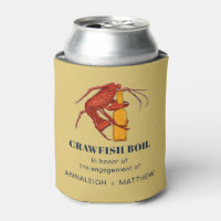 Seafood Crawfish Boil Engagement Party Custom