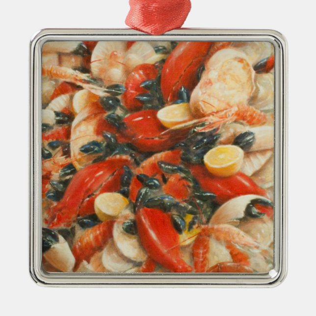 Seafood Extravaganza 2010 Metal Tree Decoration (Front)