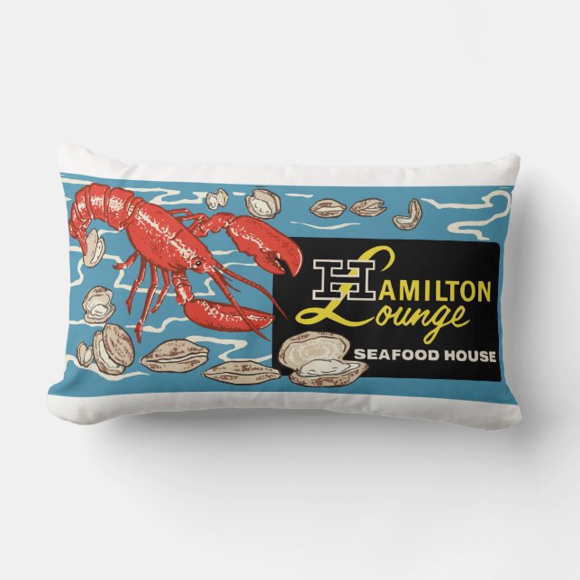 SEAFOOD HOUSE LUMBAR CUSHION (Front)
