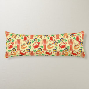 Seafood Pattern Body Cushion