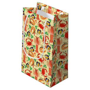 Seafood Pattern Small Gift Bag