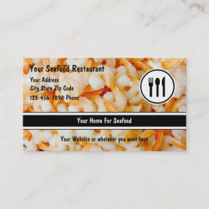 Seafood Restaurant Business Cards