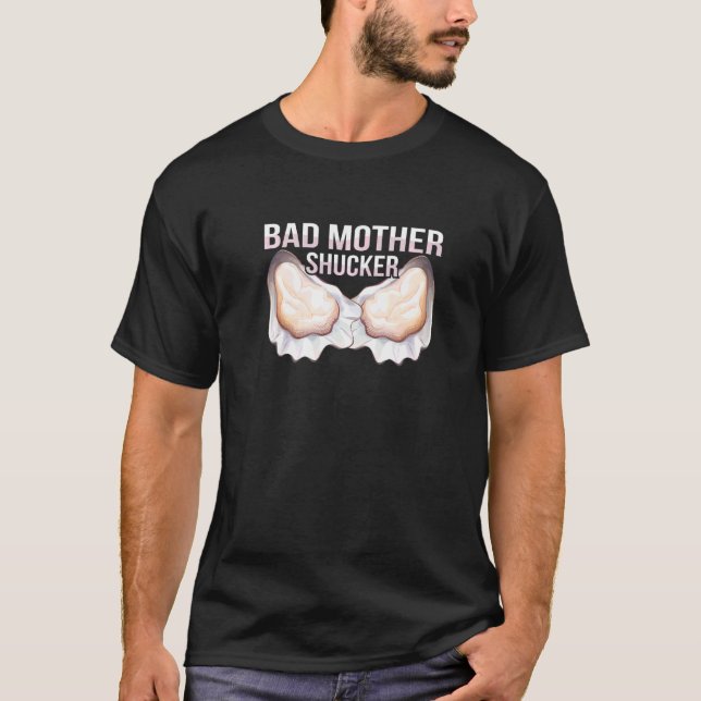 Seafood Shellfish Oyster Shucking T-Shirt (Front)