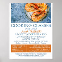 Seafood Shrimp, Cooking Classes Advertising