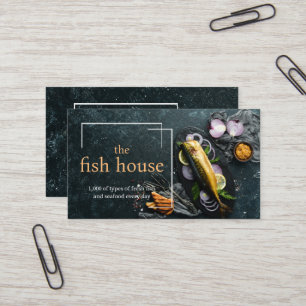 seafood warehouse business card