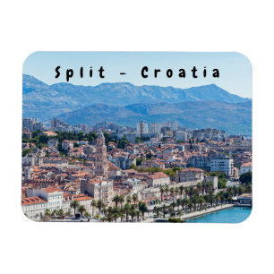 Seafront view on Split city - Dalmatia, Croatia Magnet
