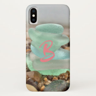 Seaglass and beach sand teal blue green brown Case-Mate iPhone case
