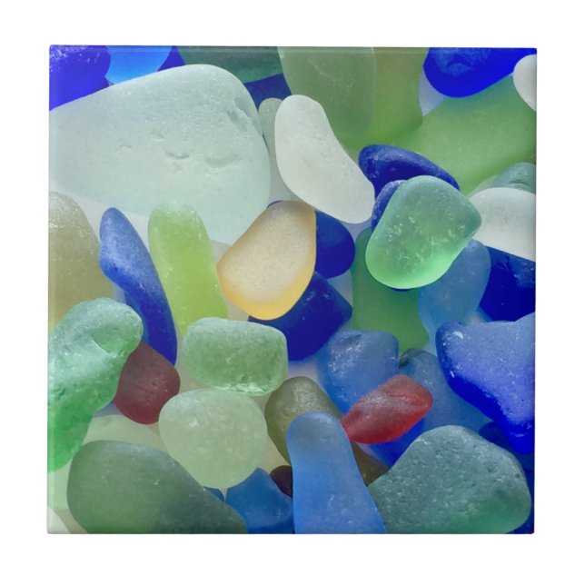 Seaglass decorative tile (Front)