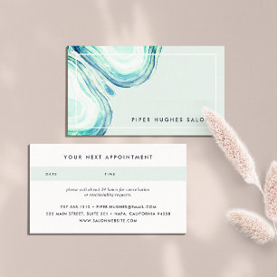 Seaglass Geode Appointment Card
