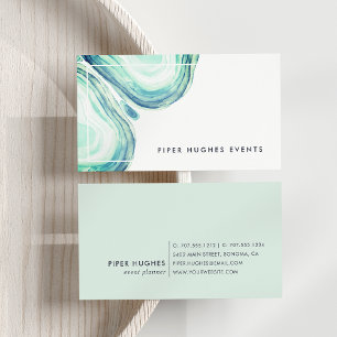 Seaglass Geode Business Card
