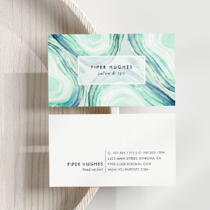 Seaglass Geode Business Card