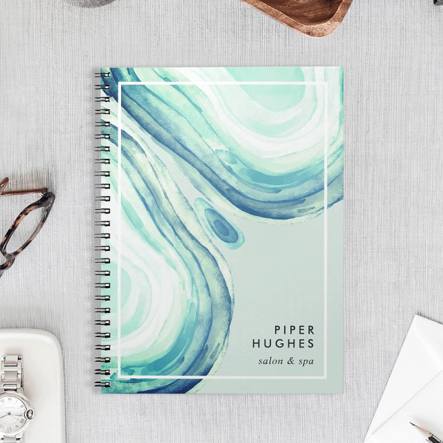Seaglass Geode Spiral Notebook (Creator Uploaded)