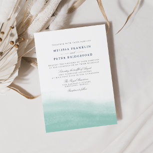 Seaglass Tides Wedding Invitation
