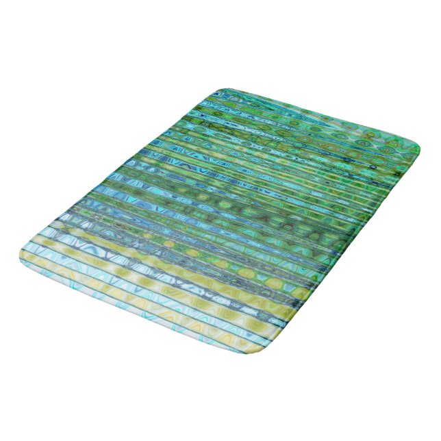 Seagrass Bath Mat II by Artist C.L. Brown (Angled)