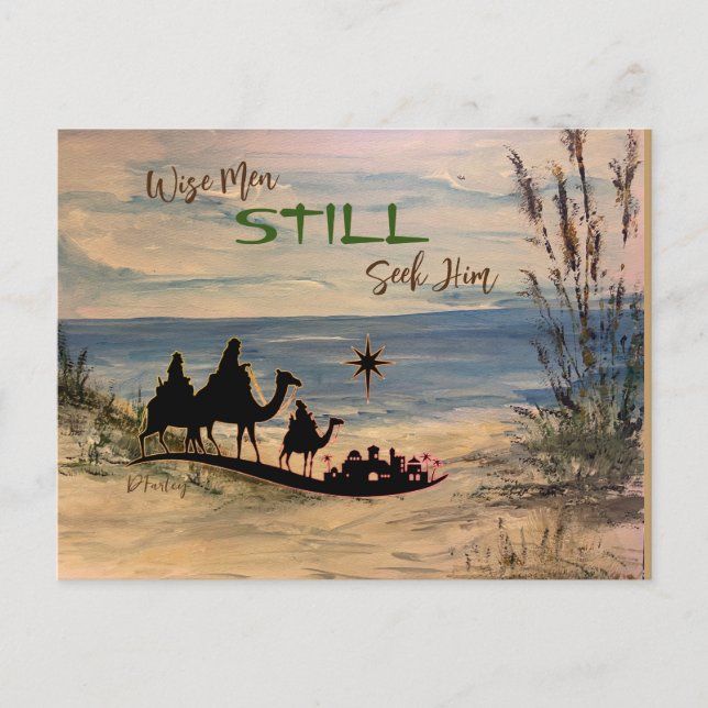 Seagrass Christmas Postcard (Front)