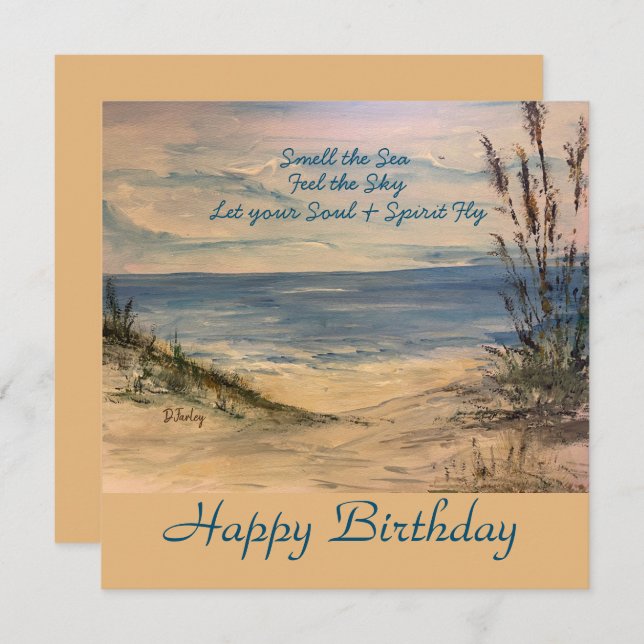 Seagrass Flat  Card (Front/Back)