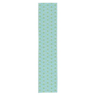 Seagreen Tribal Green Sea Turtles Short Table Runner
