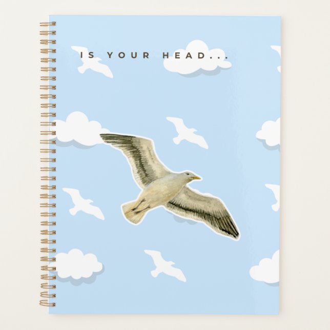 Seagul in the Clouds Planner (Front)