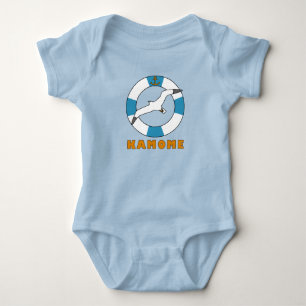 Seagull and Swim Ring Baby Bodysuit
