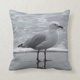 Seagull at Waters Edge Cushion