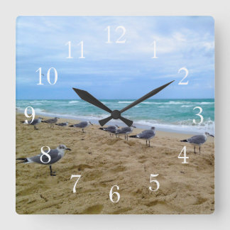 Seagull Beach Clock