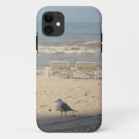 Seagull Beach Ocean iPhone 5 Cell Phone Case