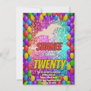 Seagull Beach Ocean Lake Nautical Party Invite